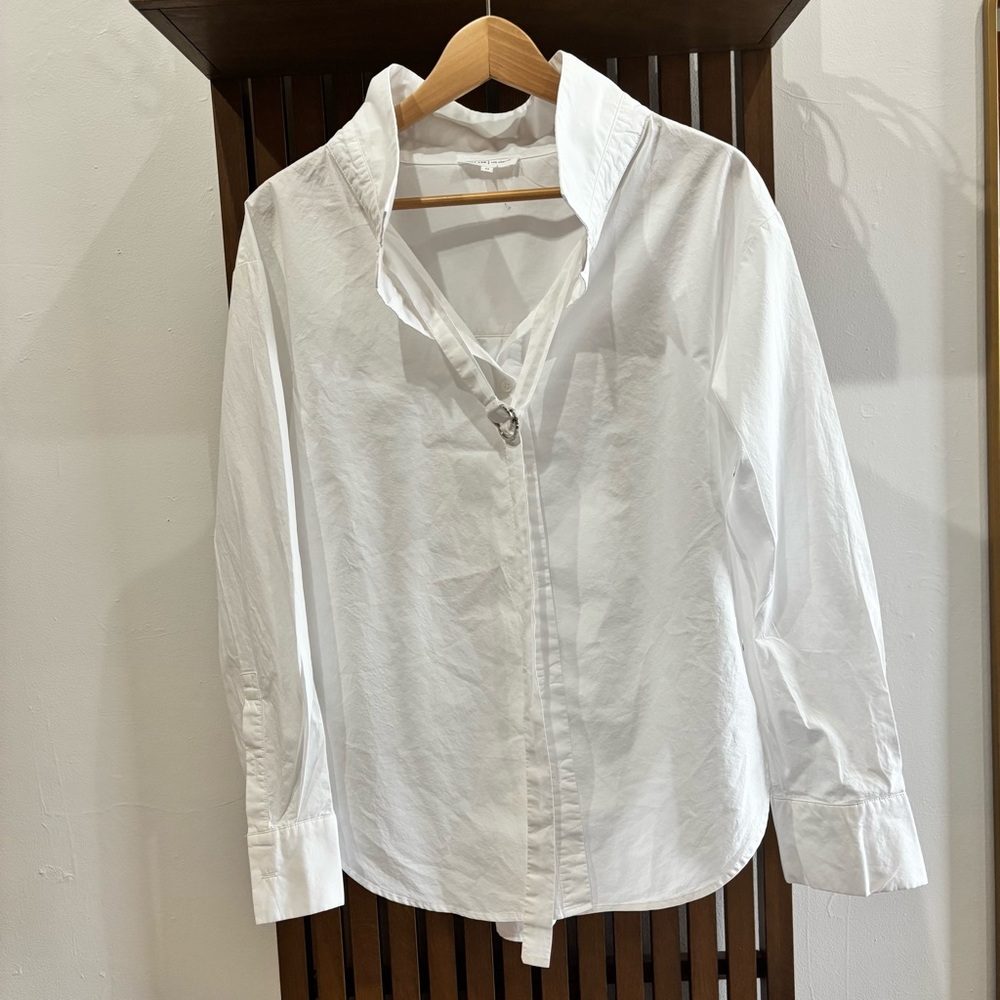 Grey Lab Classic White Blouse